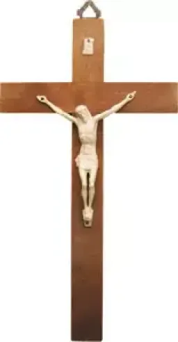 8 Inch Wood Crucifix