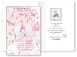 Card - Baby Congratulations - Girl