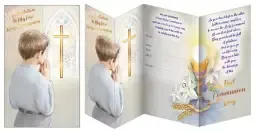 Boy's Communion Invite Card