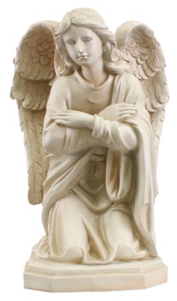 20" Praying Angel Resin Grave Statue