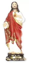 5" Sacred Heart Of Jesus Florentine Statue