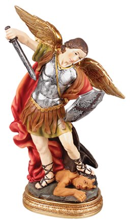 5" Saint Michael Renaissance Statue