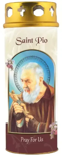 Saint Pio Windproof Cap Candle