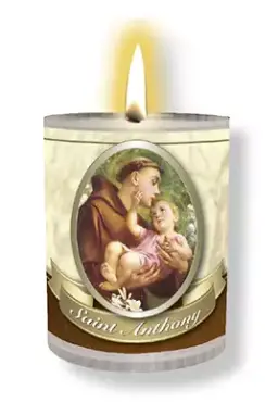 Saint Anthony 24 Hour Votive Candle - Pack of 4