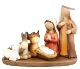 5" Children's Nativity Set with Holy Family