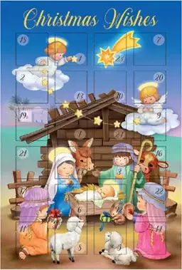 Advent Calendar Card with Easel