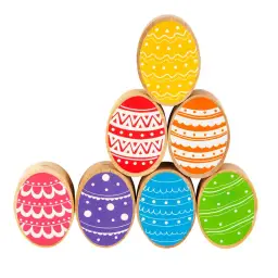 Rainbow Easter Eggs Playset - 7 Pieces