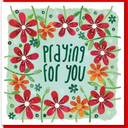 Praying for you Greetings Card