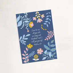 'Come to Me' (Blooms) Mini Card