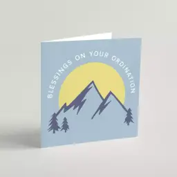 'Blessings on Your Ordination' Greeting Card & Envelope