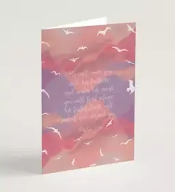 Under His Wings Encouragement Card & Envelope