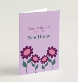 New Home Greeting Card & Envelope