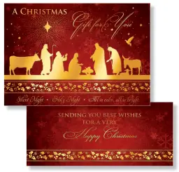 Christmas Gift Wallet Card/1 Design