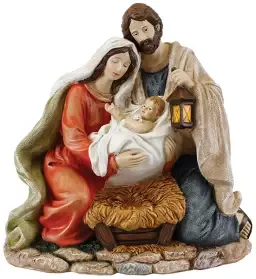 10" Resin Holy Family Nativity Set