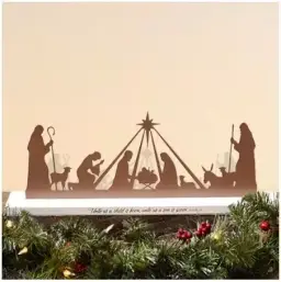 Nativity Mantel Piece