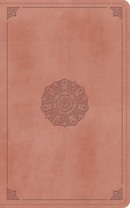 ESV Thinline Bible, Indexed (TruTone, Blush Rose, Emblem Design)