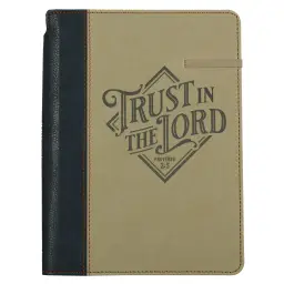 Journal Classic w/Elastic & Pen Holder Trust in the Lord Prov. 3:5