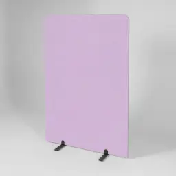 90 x 100cm Lilac Curve Screen with Black Frame (BusyScreen)