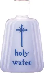 Sprinkle Top Holy Water Bottle with Cross (150ml) - Single