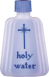 Holy Water Bottle with Cross (60ml) - Single