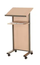 Wooden Panel Front Lectern