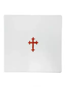 NEW 7" x 7" Chalice Pall - Polycotton - Red Cross Design