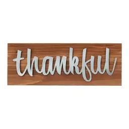 Thankful Farmers Market Tabletop Plaque