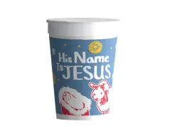 His Name is Jesus Plastic Tumbler