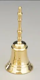 Brass Single Chime Bells (120mm x 50mm)