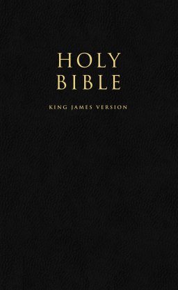 KJV Popular Bible, Black, Imitation Leather, Gift and Award, Presentation Page, Maps, Economy, Pew