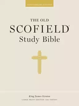 KJV Old Scofield Study Bible Large Print Edition Bonded Leather Black