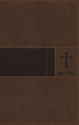 Niv, Premium Gift Bible, Leathersoft, Brown, Red Letter Edition, Indexed, Comfort Print