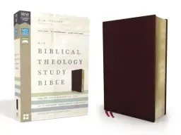 NIV, Biblical Theology Study Bible (Trace the Themes of Scripture), Bonded Leather, Burgundy, Comfort Print