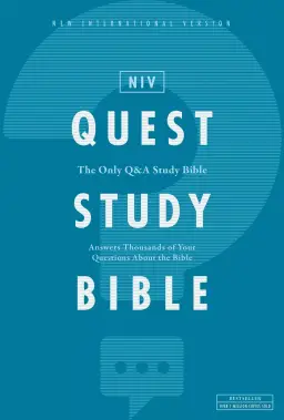 NIV, Quest Study Bible, Hardcover, Blue, Comfort Print