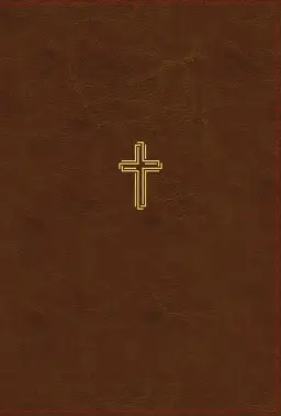 NASB, Thinline Bible, Leathersoft, Brown, Red Letter, 1995 Text, Comfort Print