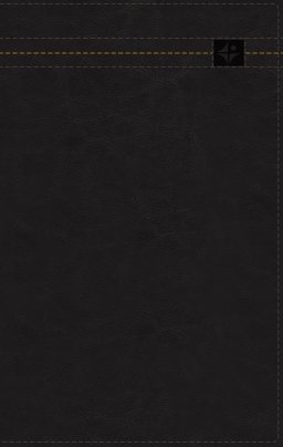 NASB, Thinline Bible, Large Print, Leathersoft, Black, Red Letter, 2020 Text, Comfort Print