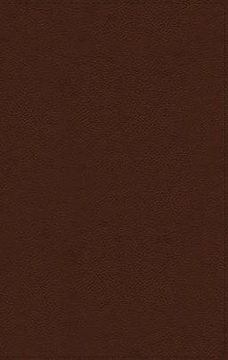 NASB, Thinline Bible, Genuine Leather, Buffalo, Brown, Red Letter, 1995 Text, Comfort Print