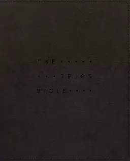 NIV, The Telos Bible, Leathersoft, Charcoal, Comfort Print