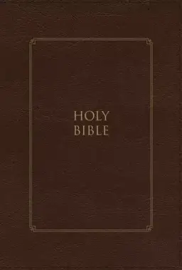 KJV, Thompson Chain-Reference Bible, Large Print, Leathersoft, Brown, Red Letter, Comfort Print