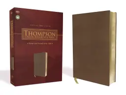 NKJV Thompson Chain-Reference Bible, Leathersoft, Brown, Red Letter