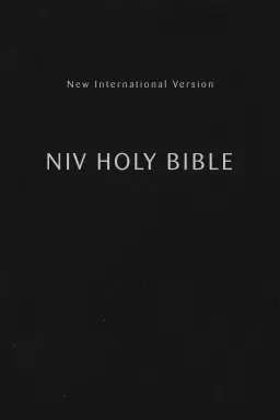 NIV, Holy Bible, Compact, Paperback, Black, Comfort Print