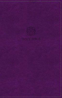 NRSVue, Holy Bible, Personal Size, Leathersoft, Purple, Comfort Print