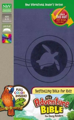 NIrV, Adventure Bible for Early Readers, Imitation Leather, Blue, Full Color