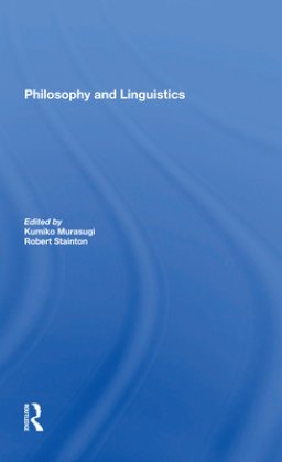 Philosophy and Linguistics