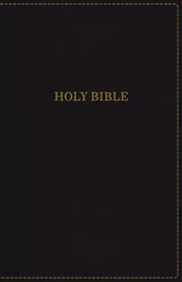 KJV, Thinline Bible, Standard Print, Imitation Leather, Black, Red Letter Edition