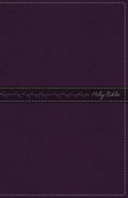 KJV, Thinline Bible, Standard Print, Imitation Leather, Purple, Red Letter Edition