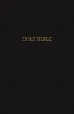 KJV, Reference Bible, Personal Size Giant Print, Leather-Look, Black, Red Letter Edition