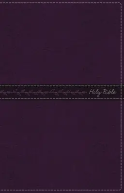 KJV, Thinline Bible, Standard Print, Leathersoft, Purple, Indexed, Red Letter Edition, Comfort Print