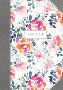 KJV, Journal the Word Bible - Pink Floral, Red Letter Edition, Comfort Print