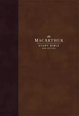 NKJV, MacArthur Study Bible, 2nd Edition, Leathersoft, Brown, Comfort Print